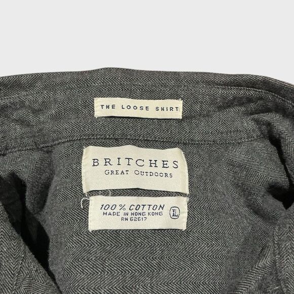 Britches LS Cotton Button Down Great Outdoors The Loose Shirt - Picture 5 of 5